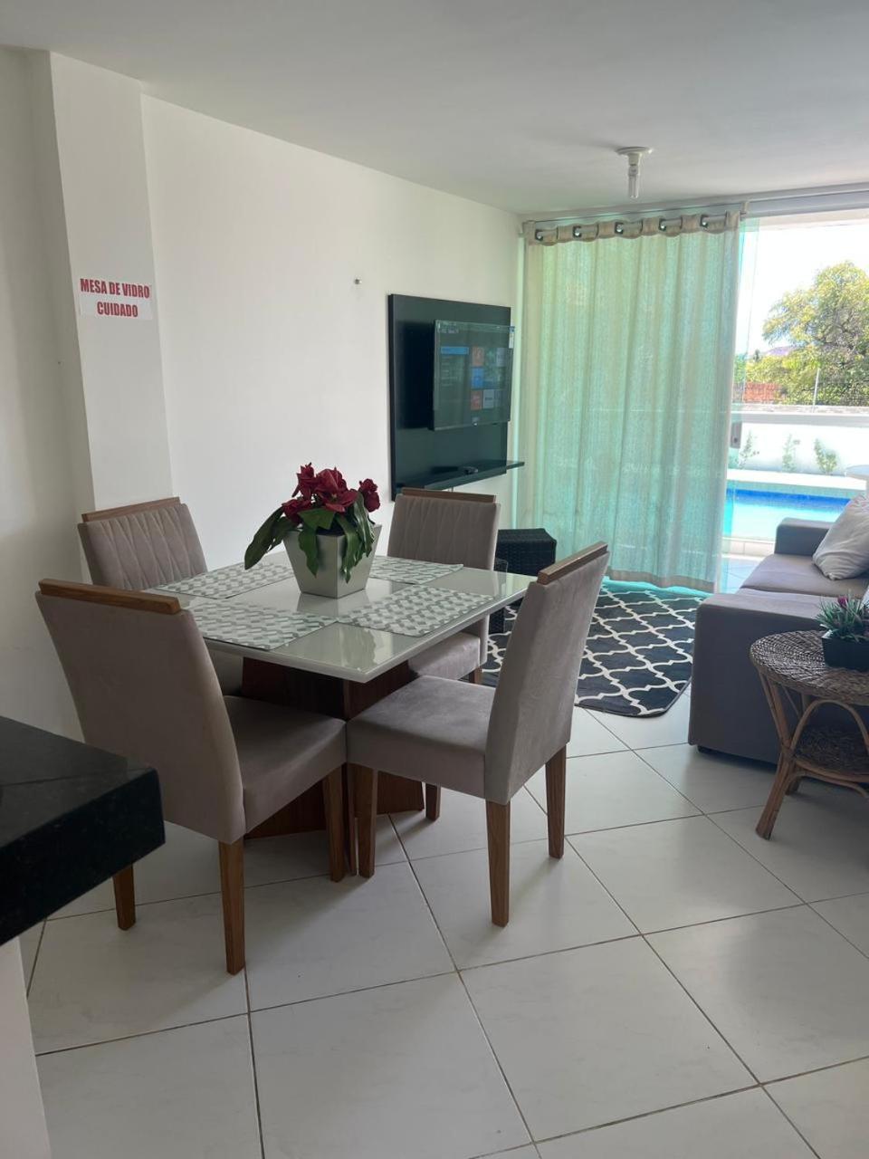 Mar E Sol Residencial 2 Quartos C Ar Condicionado,500 Metros Da Praia De Jacuma Lägenhet Conde  Exteriör bild